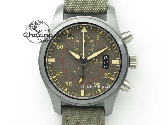 MIROTIME 0401 Pilot Top Gun Miramar IWC388002 ZF 1:1 Best Edition Ceramic Case On Nylon Strap A Practical 7345
